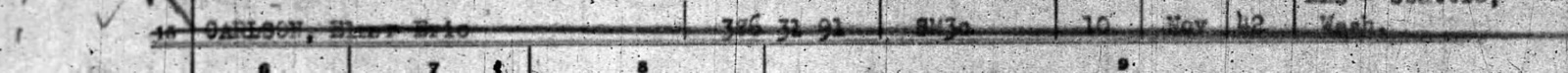 The typed line naming Elmer Eric Carlson, cut from the scan: Line 15, ruled out.