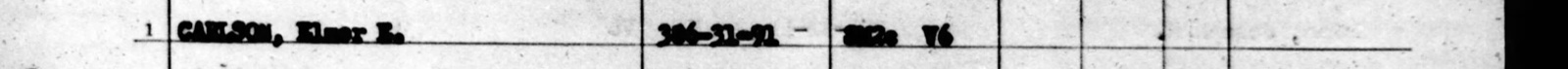 The typed line naming Elmer Eric Carlson, cut from the scan: Line 1, his name.